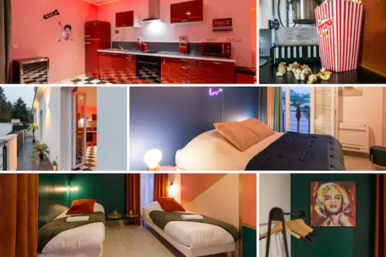 Suite Marilyn Monroe - 7P avec Jacuzzi Privé Montry Esterno foto