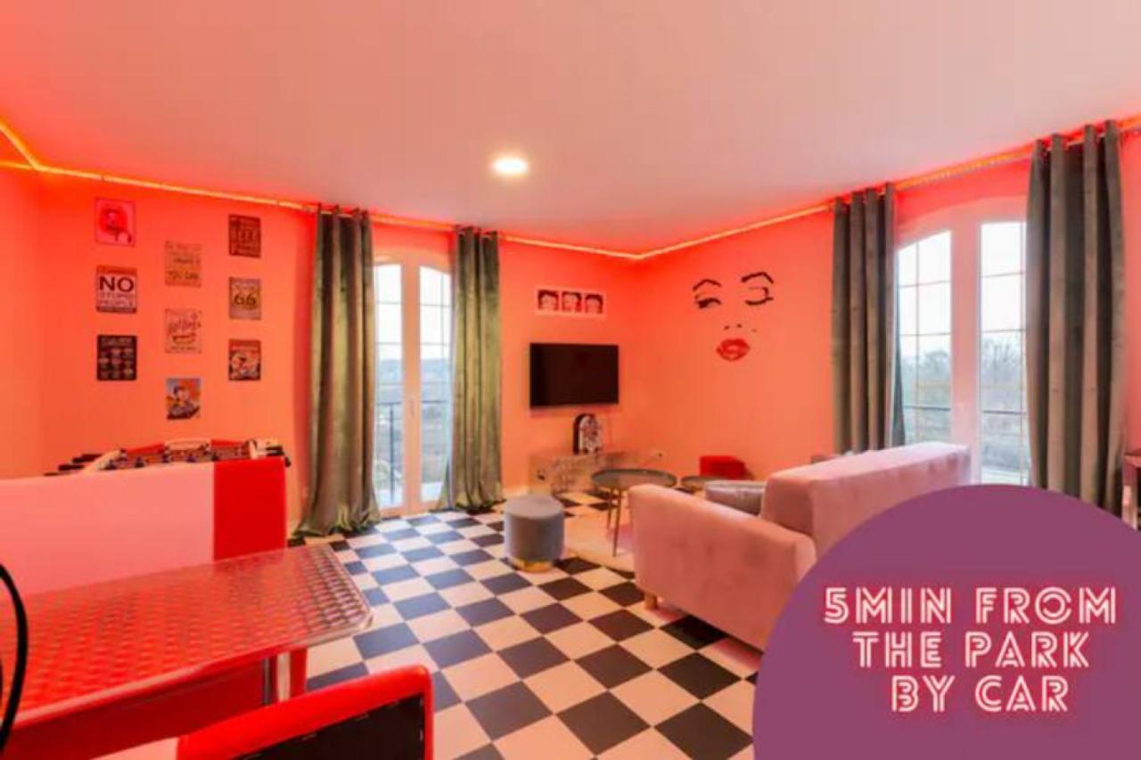 Suite Marilyn Monroe - 7P avec Jacuzzi Privé Montry Esterno foto